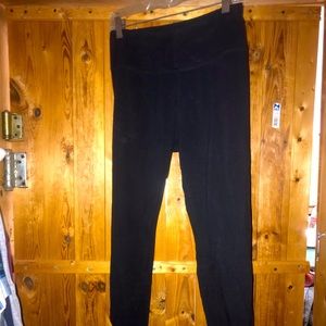 Black stretch pants size medium